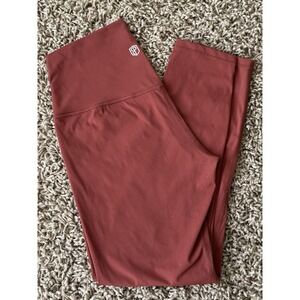 Born Primitive Synergy Legging Size L Clove High Waisted Wide Band StretchLux